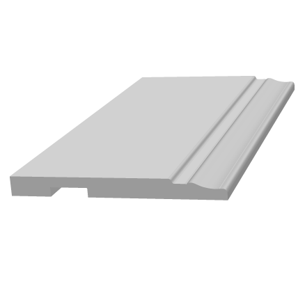 Плинтус под покраску Ultrawood Base 5214 i 2000х133х12 мм